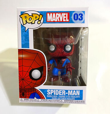 Spider-Man Marvel Funko Pop! Vinyl Figure Bobble Head #03