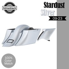 STARDUST SILVER  Bagger Boss Down And Out Bagger Kit For Halrey Touring