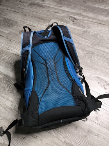 Premium Osprey Hikelite 25 Backpack + Raincover Hiking Outdoor Clothing Blue - Picture 9 of 11