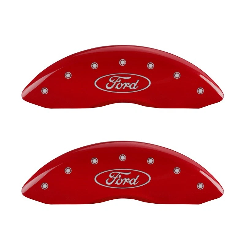 Cubiertas de pinza de freno MGP rojas delanteras + traseras "Ford" Explorer Sport Trac 2007-2010 Foto 2 de 4