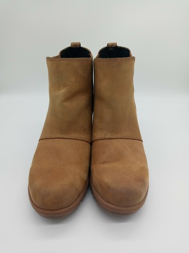 Arctic Wedge II Camel Leather Boots 