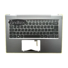 For Acer Spin SP513-53N Laptop Palmrest Upper Case Keyboard C Cover Housing Grey
