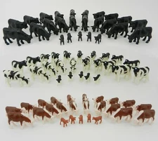1:64 ERTL LOT of 75 = ERTL *HOLSTEIN ANGUS & HEREFORD* Cows & Calfs Cattle NIP