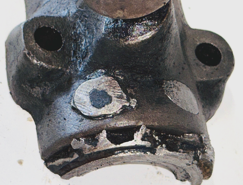 Main Crank Bearing Cap 2 1/2 HP ALAMO Empire Rock Island Hit Miss Engine 6678 - Picture 8 of 16