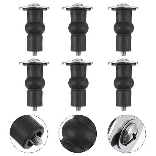 6 Pcs Toilet Seat Accessories Installation Screws Replacement Fittings