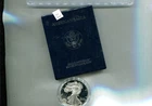 1994 AMERICAN SILVER EAGLE 1 OUNCE SILVER COIN ORIGINAL BOX PROOF 1638T