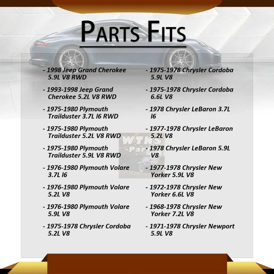 2x GMB U-Joints eixo traseiro todas as juntas para Plymouth Valiant -- 1968-1969 - Imagem 3 de 4