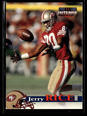 Proline Jerry Rice 1996 Pro Line II Intense #98 Jerry Rice Double Intensity NRMT or Better ...