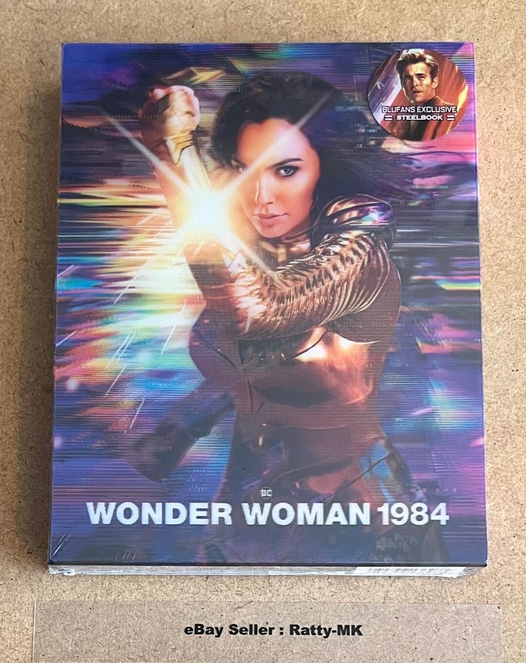 WONDER WOMAN 1984 - BLUFANS LENTICULAR 3D + BLU RAY STEELBOOK - NEW & SEALED