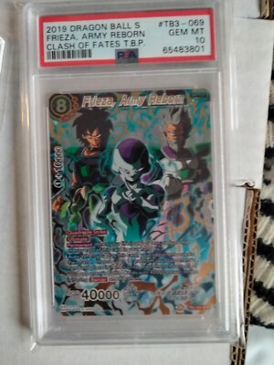 Dragon Ball Super Card Game Frieza Army Reborn TB3-069 SCR PSA 10 Clash of Fates | eBay Dragon Ball Super Card Game Frieza Army Reborn TB3-069 SCR PSA 10 Clash of Fates | eBay