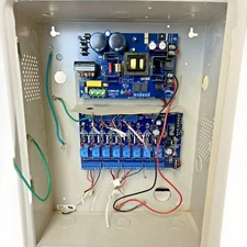 Altronix BC400 Enclosure with ACM8 and AL600ULXB Altronix Boards