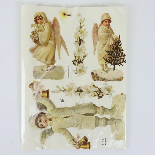 German Die Cut Angel #7154 (Printed in Germany) - Picture 2 of 6