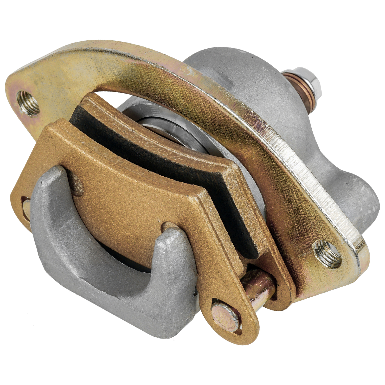 Caltric Rear Brake Caliper With Pads For Polaris Sportsman XP 550 (2009-2014) – Chrome