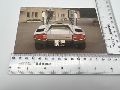 LAMBORGHINI COUNTACH LP400 Super car card Japanese Vintage Rare F