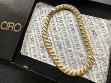 CIRO vintage Ladies' Necklace With Original Box Etc. Chunky/classy Item