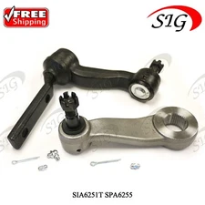 Front Steering Idler Arm & Pitman Arm for GMC Jimmy 4WD AWD 1994-2005 2Pc