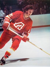 JACQUES RICHARD Atlanta Flames 1973 Vintage Original 18x24 NHL Hockey POSTER