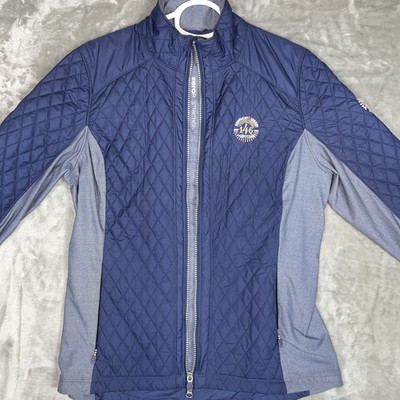 Zero Restriction Coat Jacket M Blue Kentucky Derby White Claw Medium Polyester