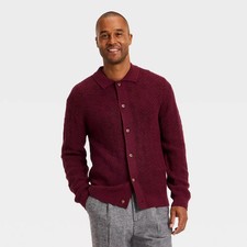 Men Long Sleeve Cardigan Sweater - Goodfellow  Co