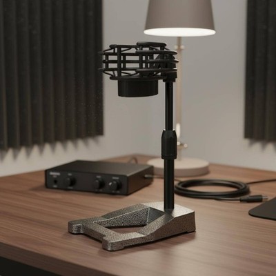 Desktop Audio Stand Stable Desktop Audio Device Mount Exact Positioning