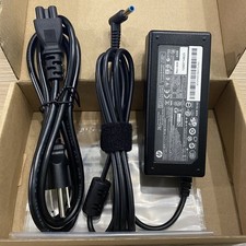 Genuine OEM HP 45W Blue tip AC Adapter Charger 740015-002 741727-001 19.5V 2.31A