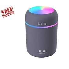 Compact Cool Mist Humidifier with Colorful Light Ideal for Home Travel