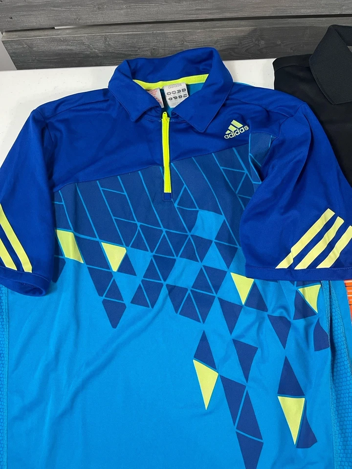 Under Armour Nike Adidas Polo Shirt Youth XL Short Sleeve Dri Fit Poly LOT OF 5 - Image 4 of 4