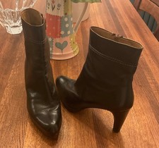 Russell and Bromely Brown Leather Boots, fit 6 - 6.5