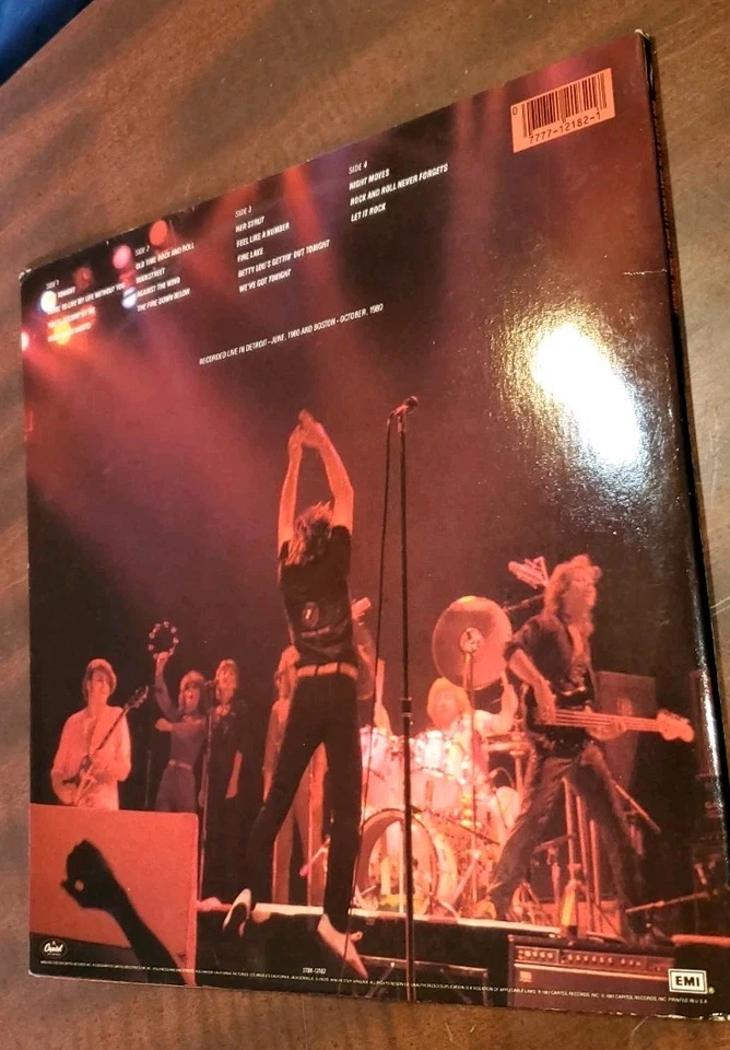 Nine Tonight - Bob Seger & The Silver Bullet Band (2 LPs 1981 Capitol) EX/EX+ - Image 4 of 4