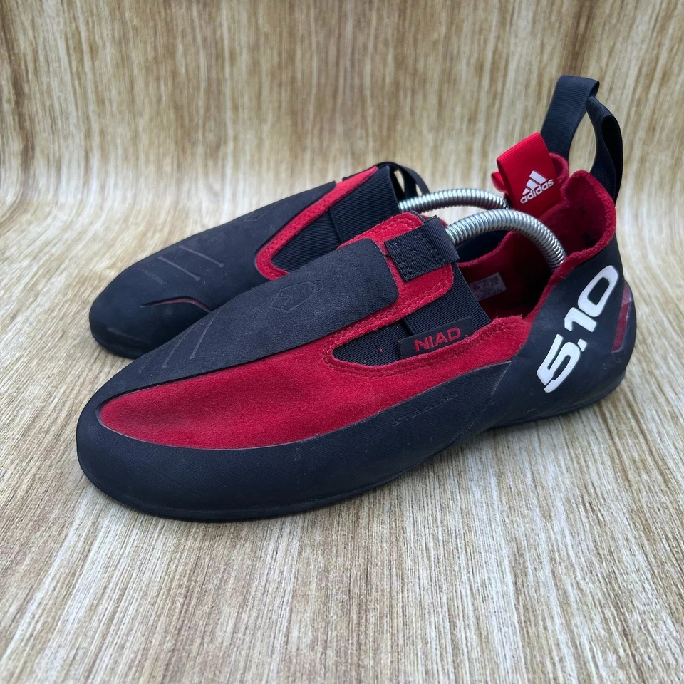 Adidas Five Ten Niad Mocasim Zapatos de Escalada Sin Cordones Para Hombre 8.5 Negro/Rojo FW2853 Foto 3 de 4