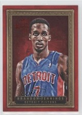 2013-14 Panini Court Kings Portraits Red Framed 16/25 Brandon Jennings #58 2w5