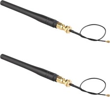 2PCS 433MHZ Antenna 3DBI High Gain Hotspot Omnidirectional WiFi Straight RP-SMA
