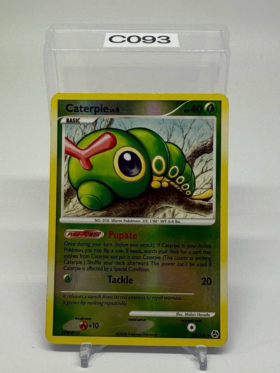 Pokemon Card TCG - Caterpie - 63/106 - DP Great Encounters
