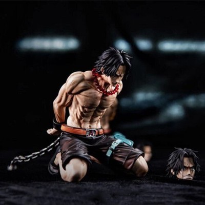 BT Studios One Piece Portgas D. Ace Resin Model In Stock kneeling position