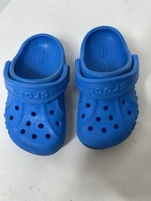 Crocs Unisex-Child Baya Clogs Ocean Blue Size 6