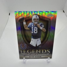 2025 Topps Chrome Peyton Manning Legends Of The Gridiron LOG-10 Refractor