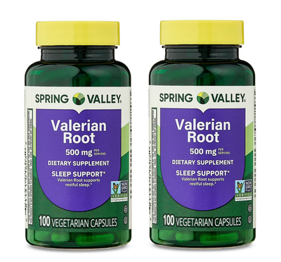 #ad #ad Spring Valley Valerian Root Capsules 500 mg 100 Count pack of 2 $9.98