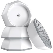 ICERO Baby Gate Wall Protector - Protect Walls  Cups White, White