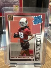 2024 Panini Donruss - Rated Rookies Throwbacks Marvin Harrison Jr. #44 (RC)