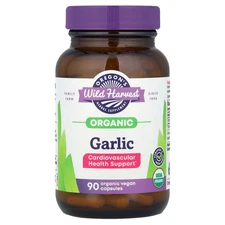 Oregon s Wild Harvest Garlic 90 Vegetarian Capsules Dairy-Free, Gluten-Free,