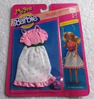 Vintage 1983 Mattel My First Barbie Outfit Pink Floral Dress