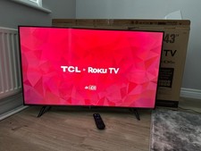 TCL 43RC650K 43" QLED Pro 4K Roku Smart TV Dolby Vision HDR10+ Boxed