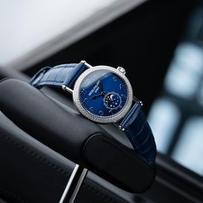 Patek Philippe Complications UNWORN 2025 Ladies Moon Phase Blue White Gold Watch 2