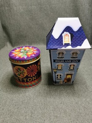 Keksdosen X2 beide leer, dekorativ, siehe Beschreibung