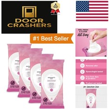 Gentle Cleansing Wipes for Intimate Care - 32 Pack of Simply Sensitive Freshness