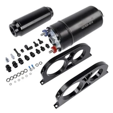 380LPH 0580254044 Universal External Fuel Pump Kit with Mounting Bracket & AN8 