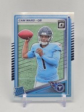 2025 Panini Donruss Optic Rated Rookie Cam Ward RC #293 NFL QB Titans 