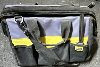 Stanley Werkzeugtasche aus Polyester, schwarz, gelb und grau, Länge ca. 43 cm