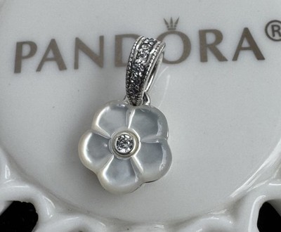 Authentic Pandora Luminous Florals Pendant #390386MOP