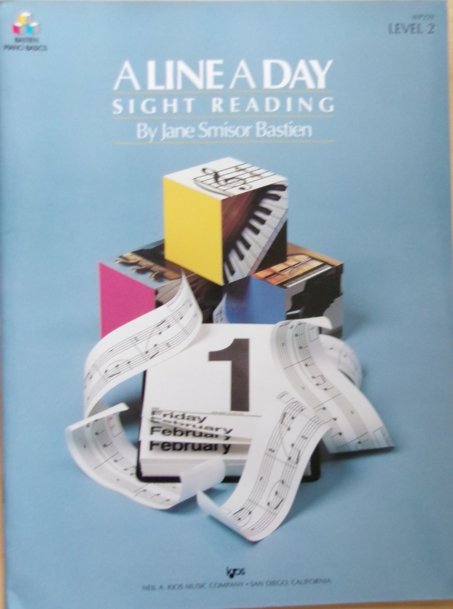 Line a Day Sight Reading Level 2 by Jane Bastien Paperback Book for ...